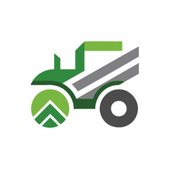 Green shield emblem with wheat stalk and leaf design isolated on white background