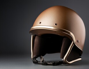 Fototapeta premium close up of helmet with copy space background