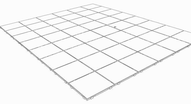 Isometric grid illustration geometric lines forming a conceptual background