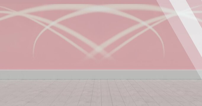 Digital animation of blue flame effect over number blowing against white background