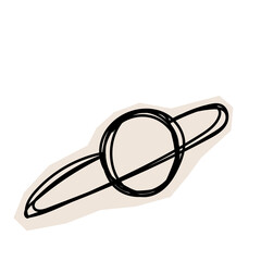 Paper Cut Out Space Plane Sketch Icon. Abstract Star Stroke Application Form. Old Monochrome Graphic Pint Texture. Abstract Cut Out Imperfect Irregular Shape Decoration Symbol Element. Vintage Style.  © vanillamilk