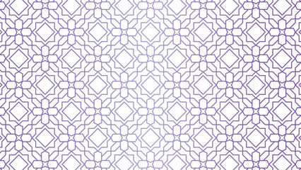 Lavender Seamless Floral Geometric Pattern Background