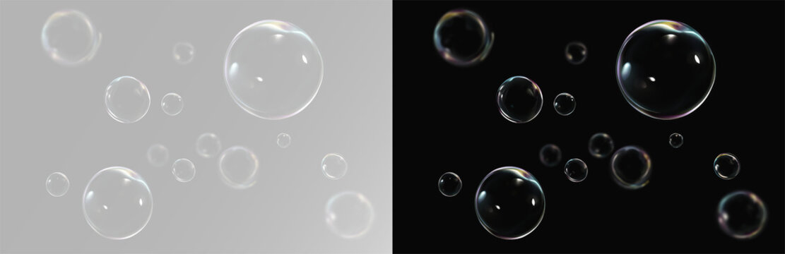 bubbles bubble drops of water transparen Soap bubbles soap bubbles in water Colorful iridescent soap bubbles PNG A few transparent bubble floating bubbles overlay balls soap png