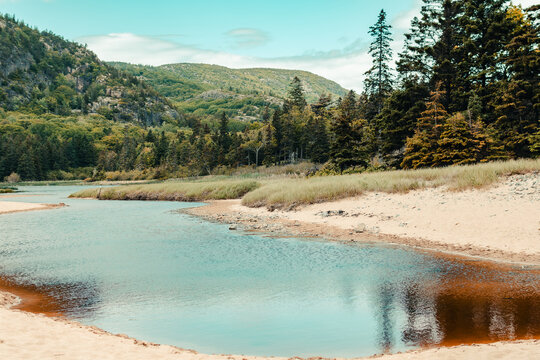 Sand Beach in Acadia National Park, Maine