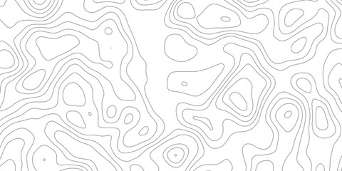 Abstract design with seamless pattern with lines topographic map. geographic mountain relief. the white on black contours topography stylized height of the lines. geographic contour map paper texture. © Arte Acuático