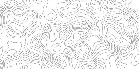 Abstract design with seamless pattern with lines topographic map. geographic mountain relief. the white on black contours topography stylized height of the lines. geographic contour map paper texture. © Arte Acuático