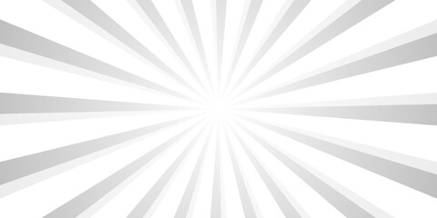 Ray sun light. Sunburst background. Radial circle line. Pattern starburst. Comic beam lines. Sun effect rays. Abstract firework. Concentration stripe. Cartoons lightning style. Vector illustration