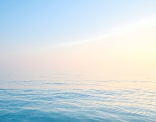 Obraz premium Serene Ocean Waves at Sunset Time.