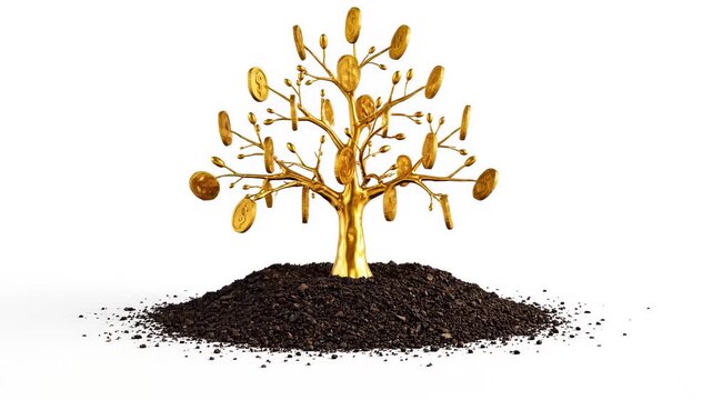 Golden Money Tree animation