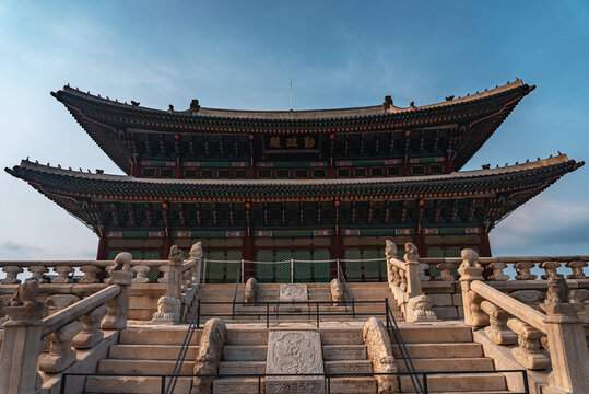 Traditional Korean Royal Architecture at Gyeongbokgung Palace