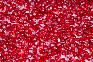 Bright nourishing treat. Energetic fruit offering vitality. Lively and nutritious snack representing health. Colorful and juicy seeds embody natural wellness and vigor