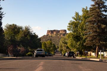 mountain the distance