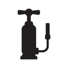 Air pump icon symbol design template Vector on white back ground