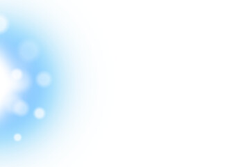 Blue Light Glow Bokeh Background with Soft Gradient Blur Effect