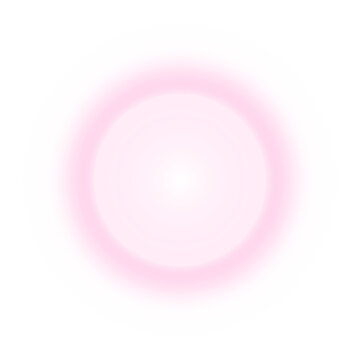 pink glowing round light 