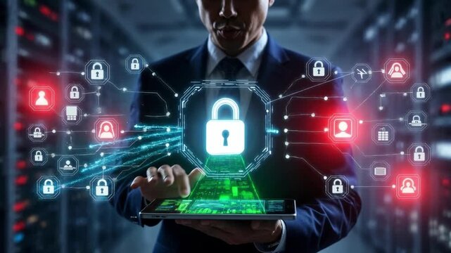 Binary code technology background showing digital data network and modern computer communication concept