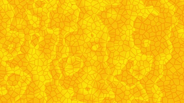 Seamless golden yellow mosaic background texture with irregular geometric tiles and warm gradient tones ideal for web branding packaging and creative design projects.
