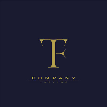 Elegant interlocking TF monogram emblem minimalist abstract logo design suited for luxury branding, fashion, stationery, packaging, corporate identity and creative projects.