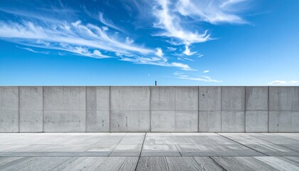 Obraz premium empty room with sky