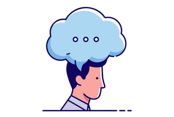 Obraz premium Comic Style Dialog Box