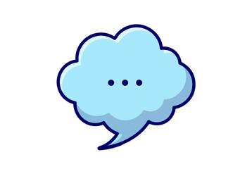 Flat Design Speech Balloon