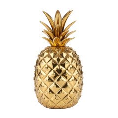 Obraz premium Gold pineapple decor object