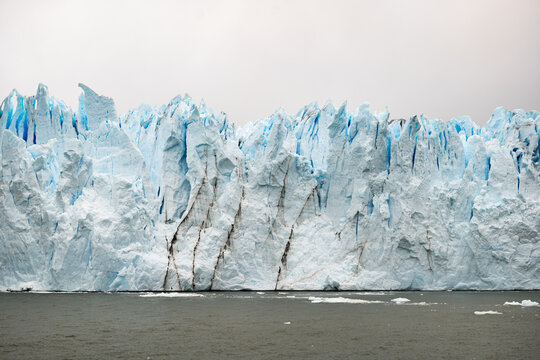 Exploring the Perito Moreno glacier near Calafate in Argentina.