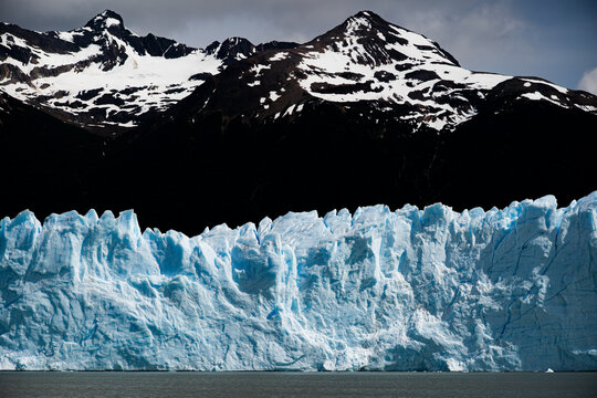 Exploring the Perito Moreno glacier near Calafate in Argentina.