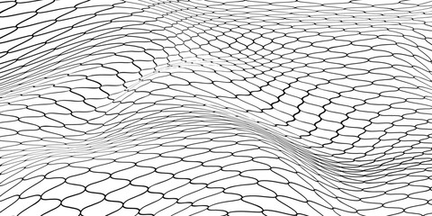 Mesh texture for fishing nets. black and white Seamless pattern for sportswear or soccer goal, volleyball net, basketball hoop, hockey, athletics. vector eps 10 © SYAIFUL ANWAR