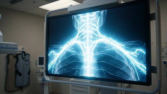  X-Ray Detailed Spinal Nerve Anatomy
