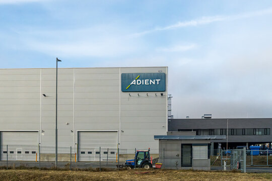 Bor, Czechia - Jan. 21, 2025: Adient designs, manufactures, and supplies automotive seating components and mechanisms as well as complete seating systems for all major automakers.