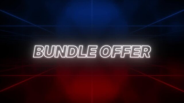 Bundle offer Text Retro Style