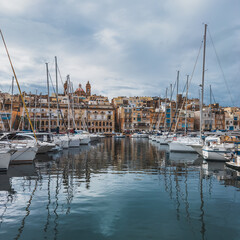 Malta Birgu yachts port