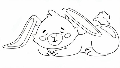 Obraz premium rabbit sketch 