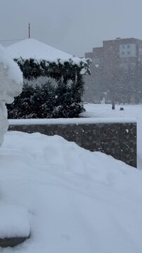 snow covered bridge