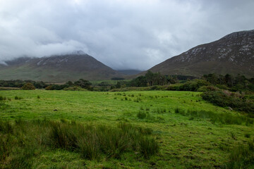 Irish hills landscape