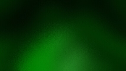 Obraz premium A vibrant green light shines brightly in darkness through frosted glass