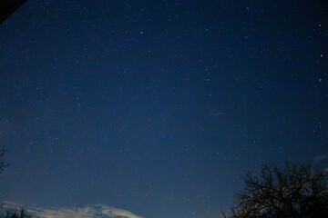 Naklejka premium night sky with stars