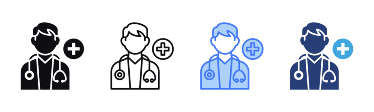 Doctor icon sheet multiple style collection