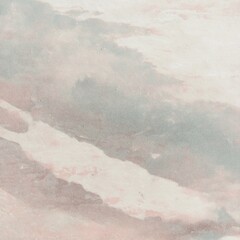 Soft pastel watercolor abstract background with subtle pigment diffusion and visible paper grain texture.