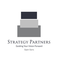 Fototapeta premium Strategy Partners Logo Design Elements Stacked.