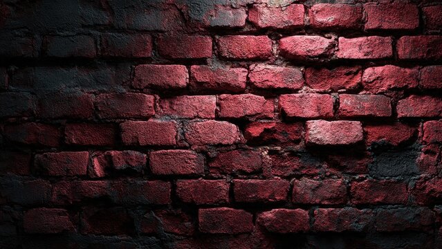 Grungy Red Brick Wall Texture