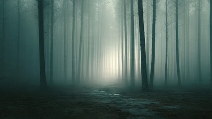 Fototapeta premium Misty Forest