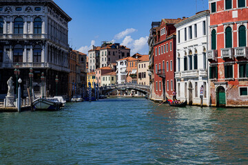 Fototapeta premium View of the Grand Canal in Venice (Italy)