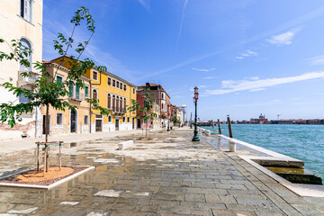 View of the warehouses of beautiful Venice (Italy) © McoBra89