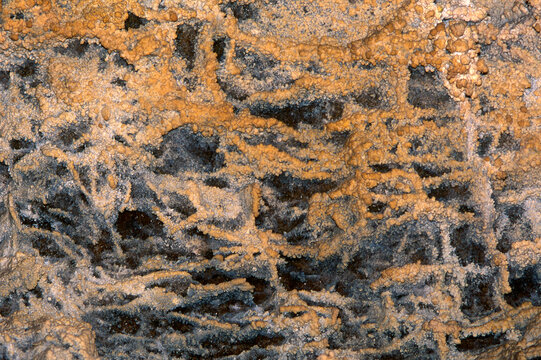 Boxwork formation in Lewis and Clark Caverns State Park, Montana