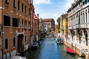 View of the canals of Venice (Italy) © McoBra89