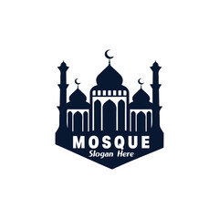 Mosque logo design Template Illustration