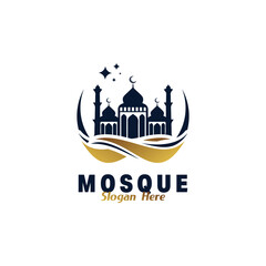 Islam Mosque Logo Vector Design