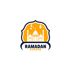 Ramadan Kareem vector logo design
